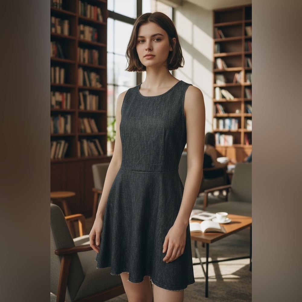 Gap denim dress in size 6